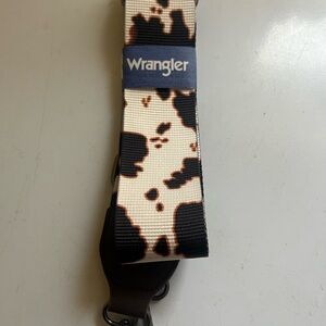 Wrangler Cow Print Strap  guitar strap changeable